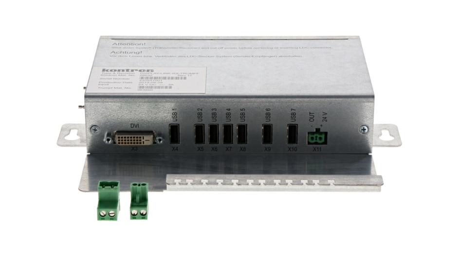 Display Link Receiver mit USB-Hub 7xUSB Produktbild