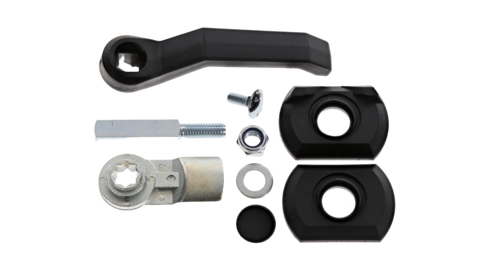 Fastener with lever product photo product_unpacked_80degrees L