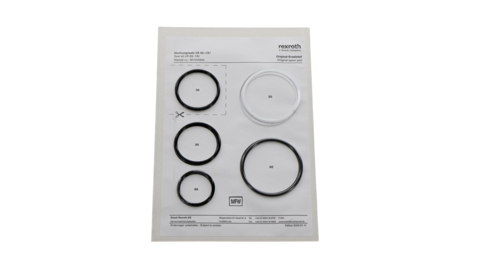 Seal kit product photo product_unpacked_80degrees L