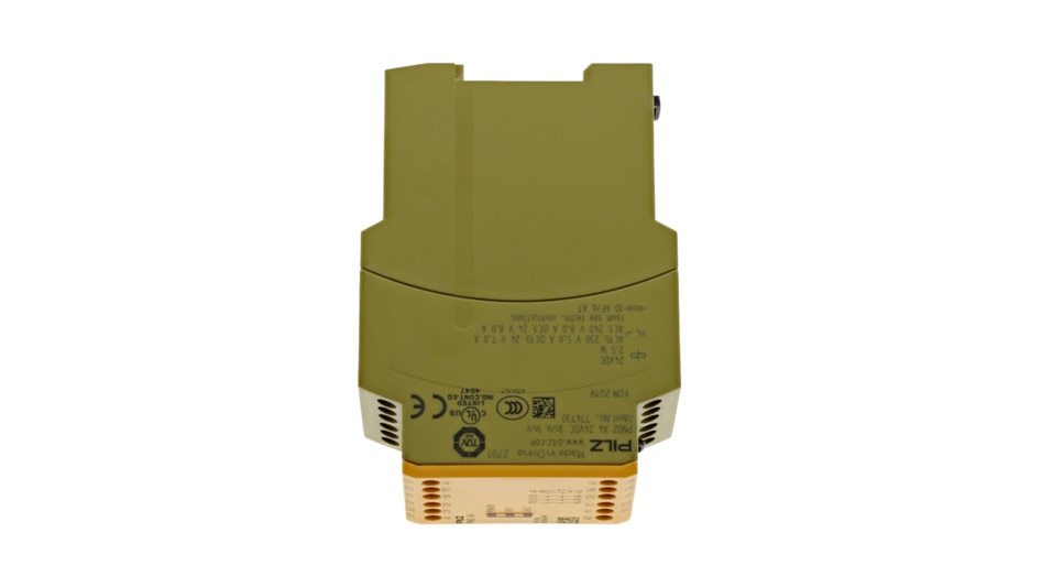 Switching device e-stop PNOZ X4 24V/DC product photo product_unpacked_80degrees L