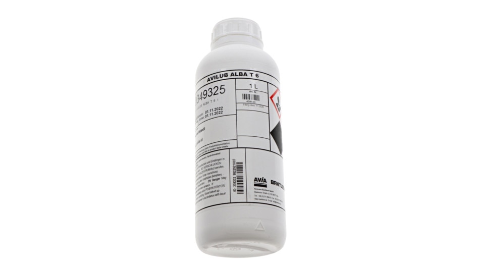 Schmiermittel Avilub Alba T 6 1,00 l Produktbild product_unpacked_80degrees L