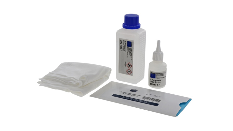 Cleaning set, measurement system, AMO product photo