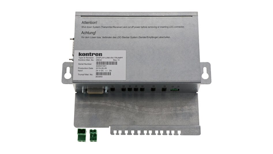 Display Link Receiver mit USB-Hub 7xUSB Produktbild product_unpacked_80degrees L