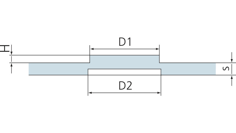 Matrice de bossage de centrage complète (vers le haut) photo du produit cad_picture_isometric L