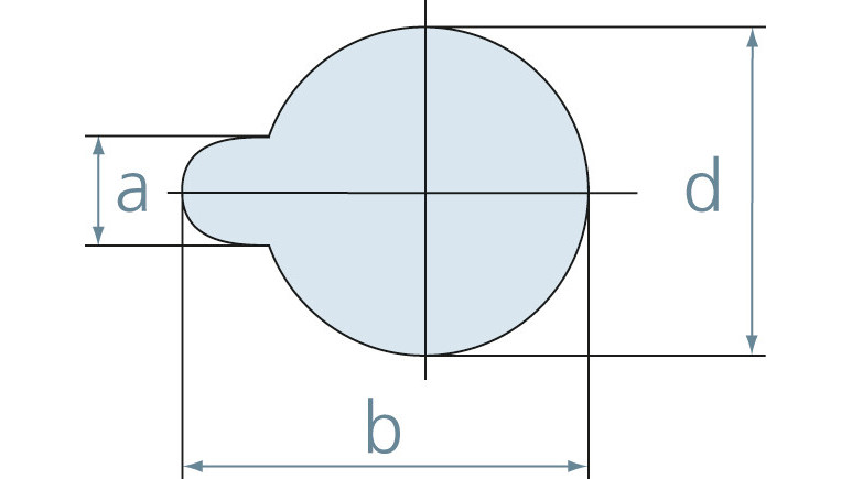 Stempel (vorm 4) Produktbild cad_picture_isometric L