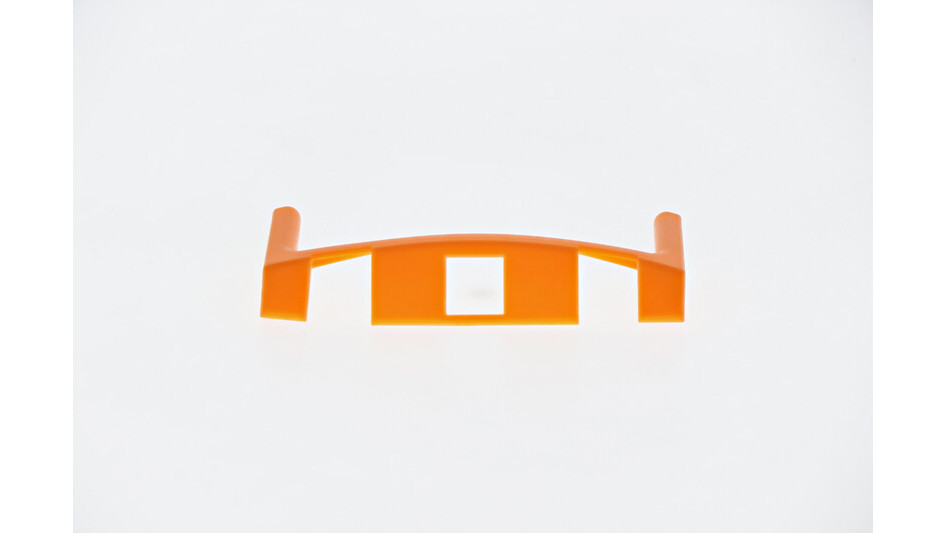 Gekleurde clip oranje Produktbild
