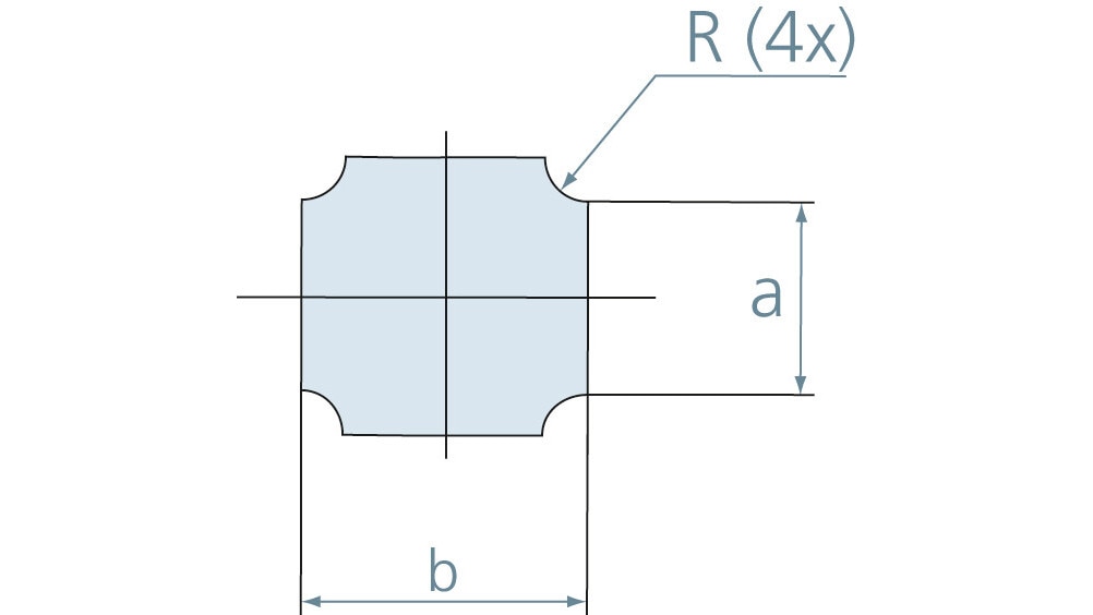 Matrice (tvar 14) Produktbild cad_picture_isometric L