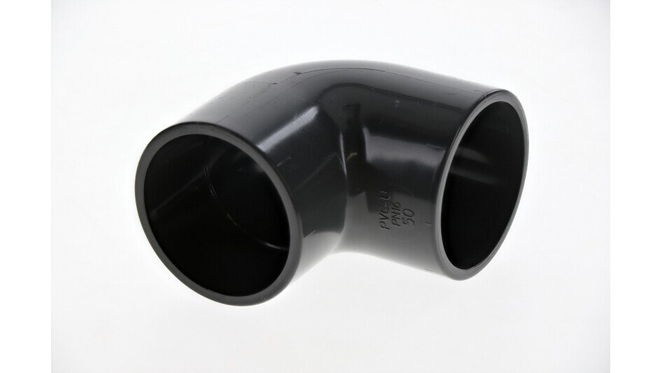 Angle tube 90° d50, DN 40 - Plastic tubes