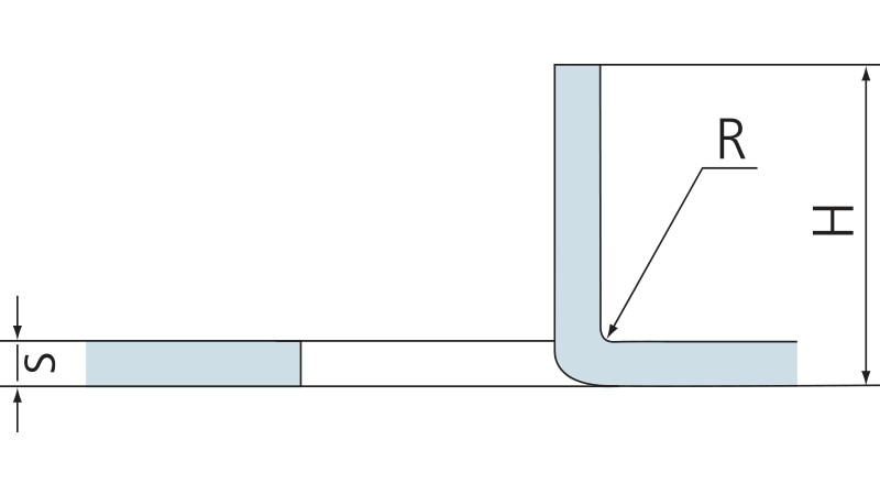 MultiBend Extended segment ohýbací lišty razníku centrovaný Produktbild cad_picture_isometric L