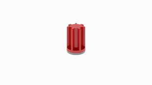 Magnetkappe für Tintenmarkieren, Rot Produktbild