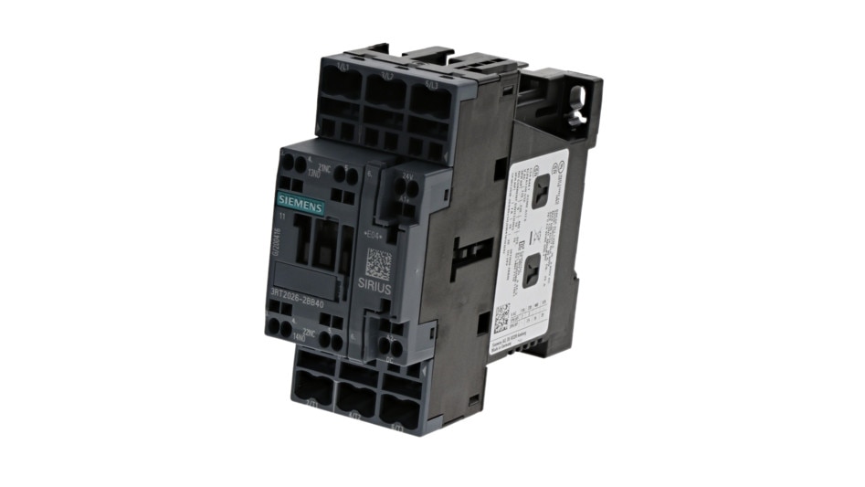 Contactor 11kW 25A 24VDC 1S1Ö product photo product_unpacked_80degrees L