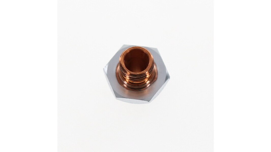 Standard nozzle, chrome-plated M6 D 1.40 mm product photo product_unpacked_80degrees L