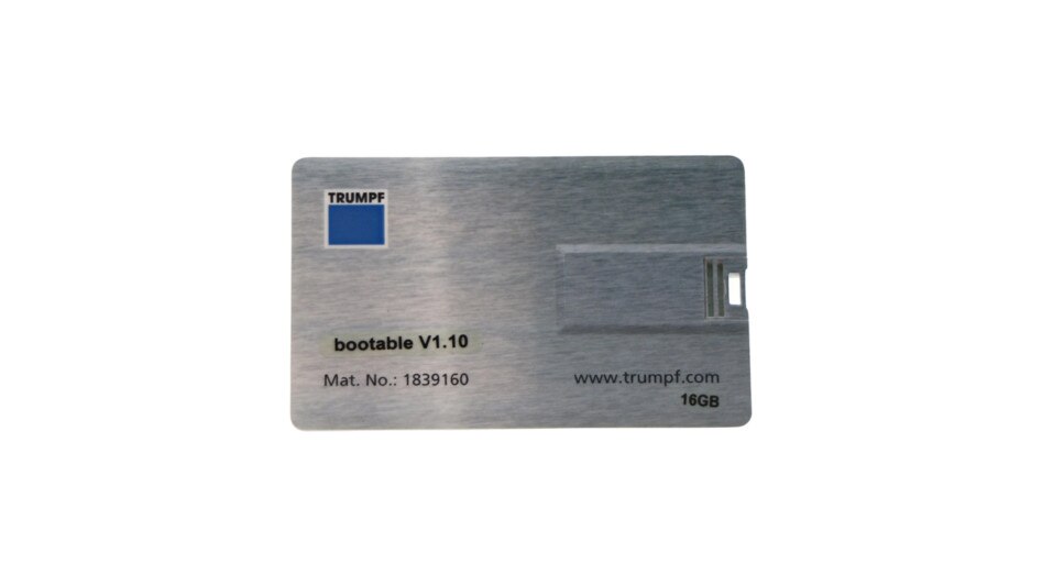 USB-Storage Card 16GB bootable USB 2.0 Produktbild product_unpacked_80degrees L