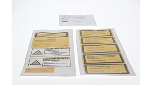 Set of labels TruFlow 700-7000 DE product photo