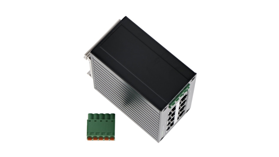 Switch Ethernet 8-Port UMS 8G unmanaged Produktbild product_unpacked_80degrees L