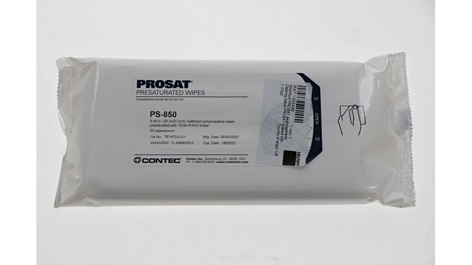Cleaning wipe, Prosat product photo product_unpacked_80degrees L